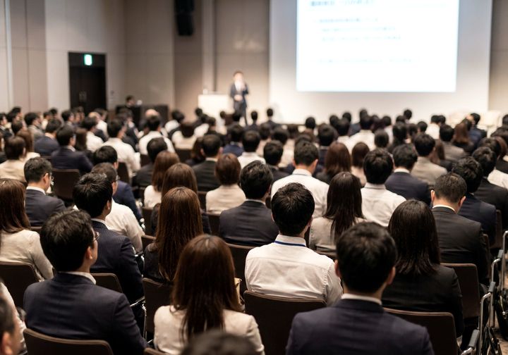 セミナー会場の客席